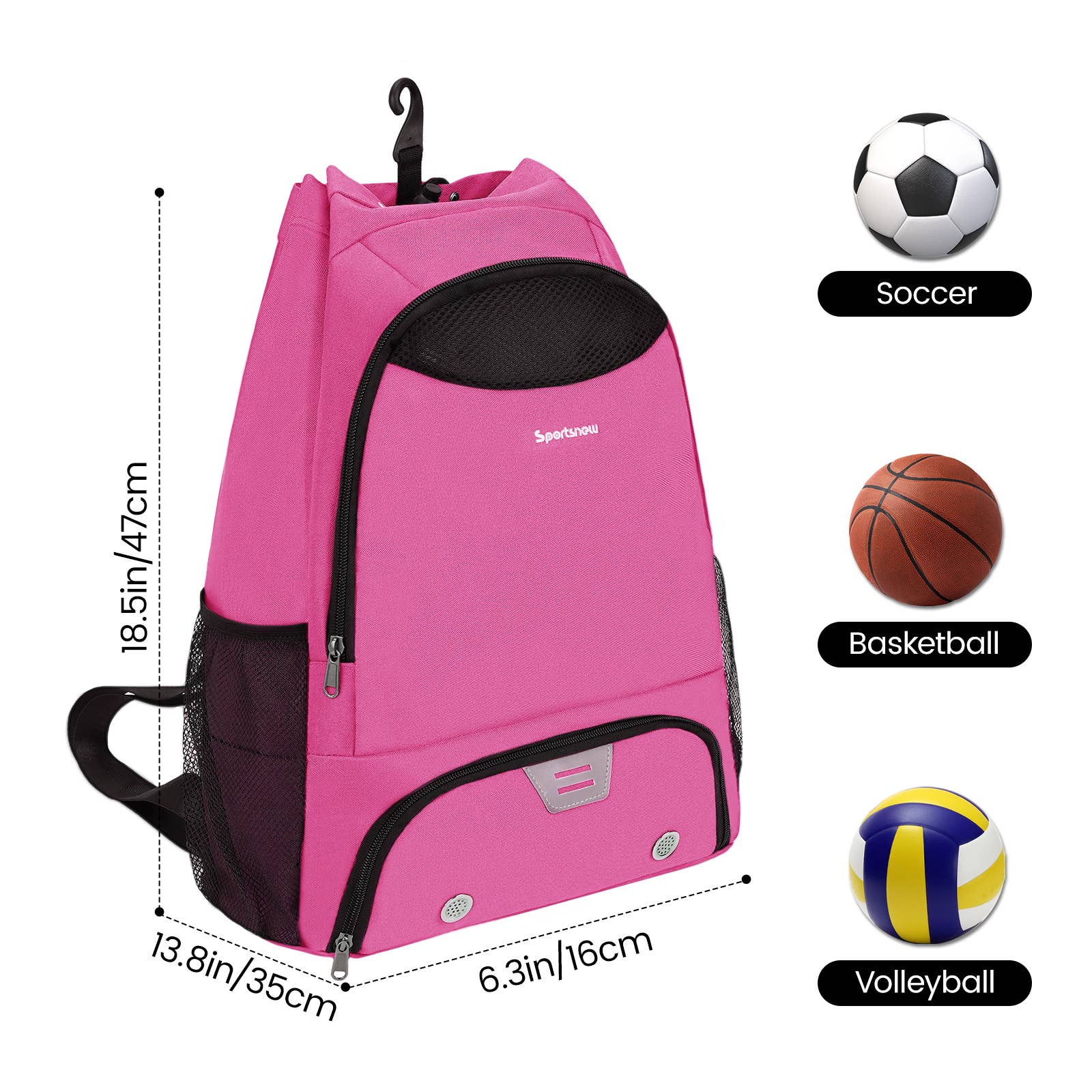 wandf - Wholesale Backpack - Unisex - Drawstring Backpack Soccer Basketball Backpack Gym Bag12