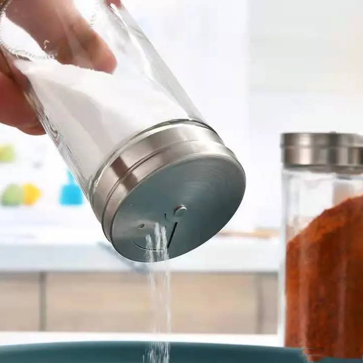 Sostraw & SmartThings – wholesale Spice rack – Glass Spice Container 100ml with serving holes