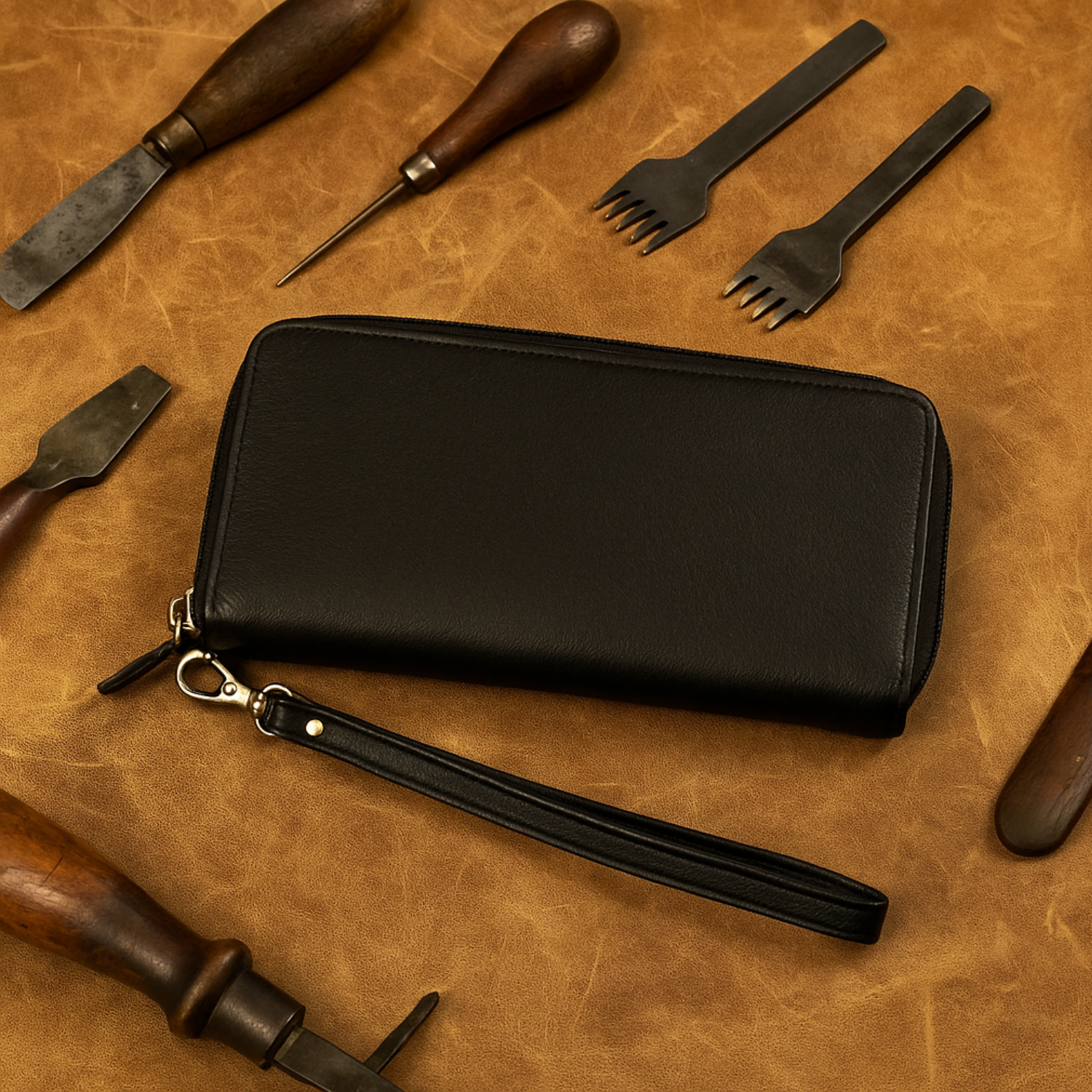 Hides - Wholesale Wallet - Women's - Leather Zip Around Wallet3