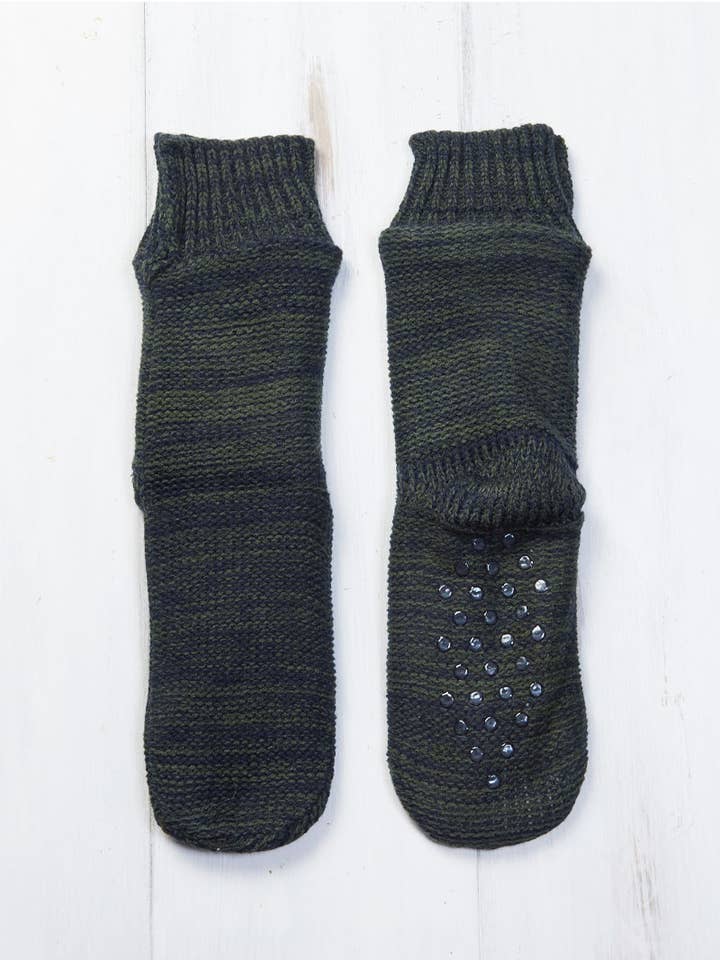 Lee Valley Ireland - Vente Chaussettes – unisexe - Chaussettes doublées polaire Donegal - Mûre irlandaise1