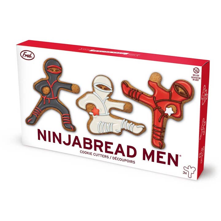 Fred & Friends - Wholesale Cookie Cutter - Ninjabread Men - Cookie Cutters