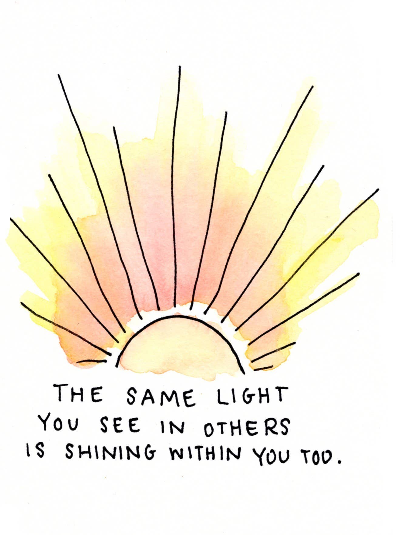 Ink + Splash - Wholesale Art Print - Art Print - Shining Within You - 8x101