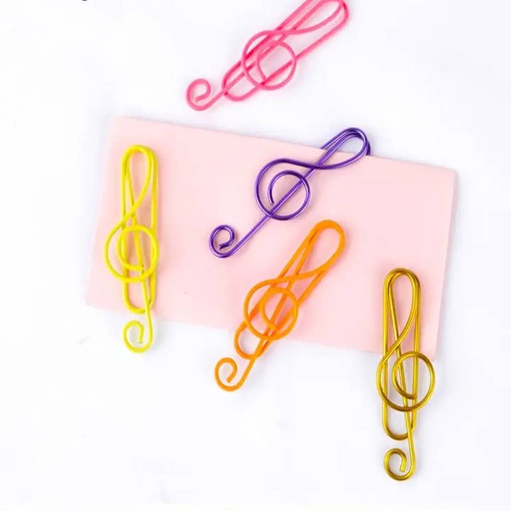 Magnifique Hearts - Wholesale Paperclip - Musical Notes Paper Clips, School Office Stationery Supplies5