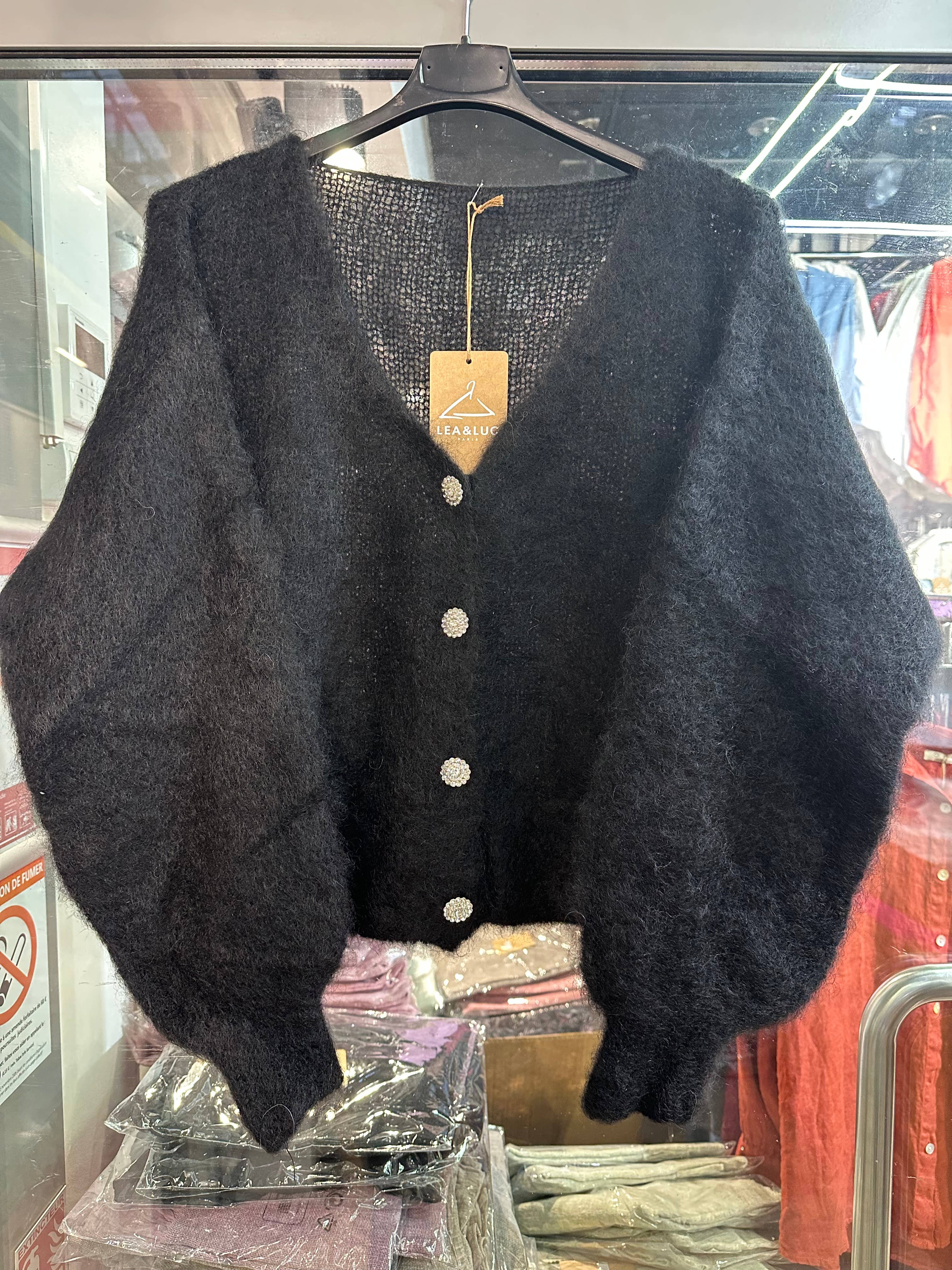 LÉA & LUC - Wholesale Cardigan - Women's - Mohair cardigan REF. 280656