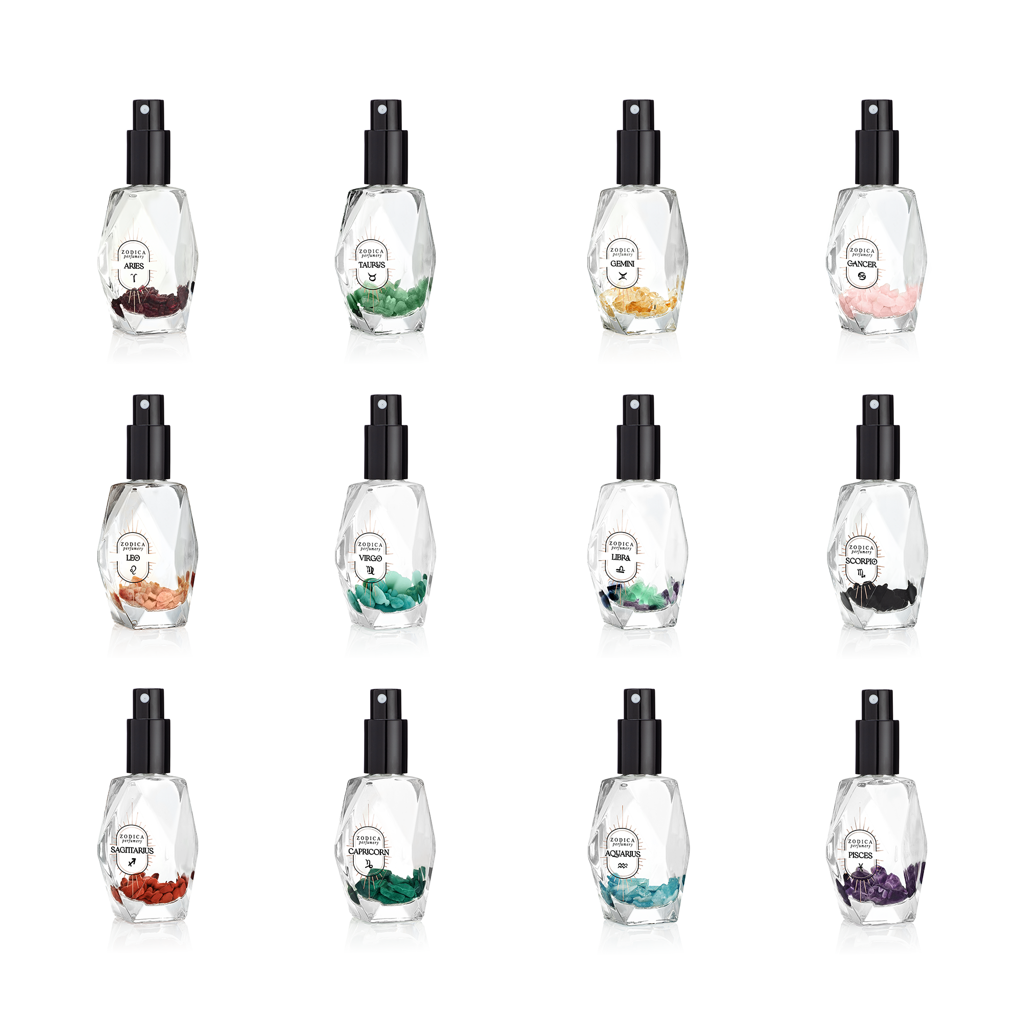 Zodica Perfumery - Wholesale Perfume/Eau de Toilette - Zodiac Perfume Crystal Infused 50ml5