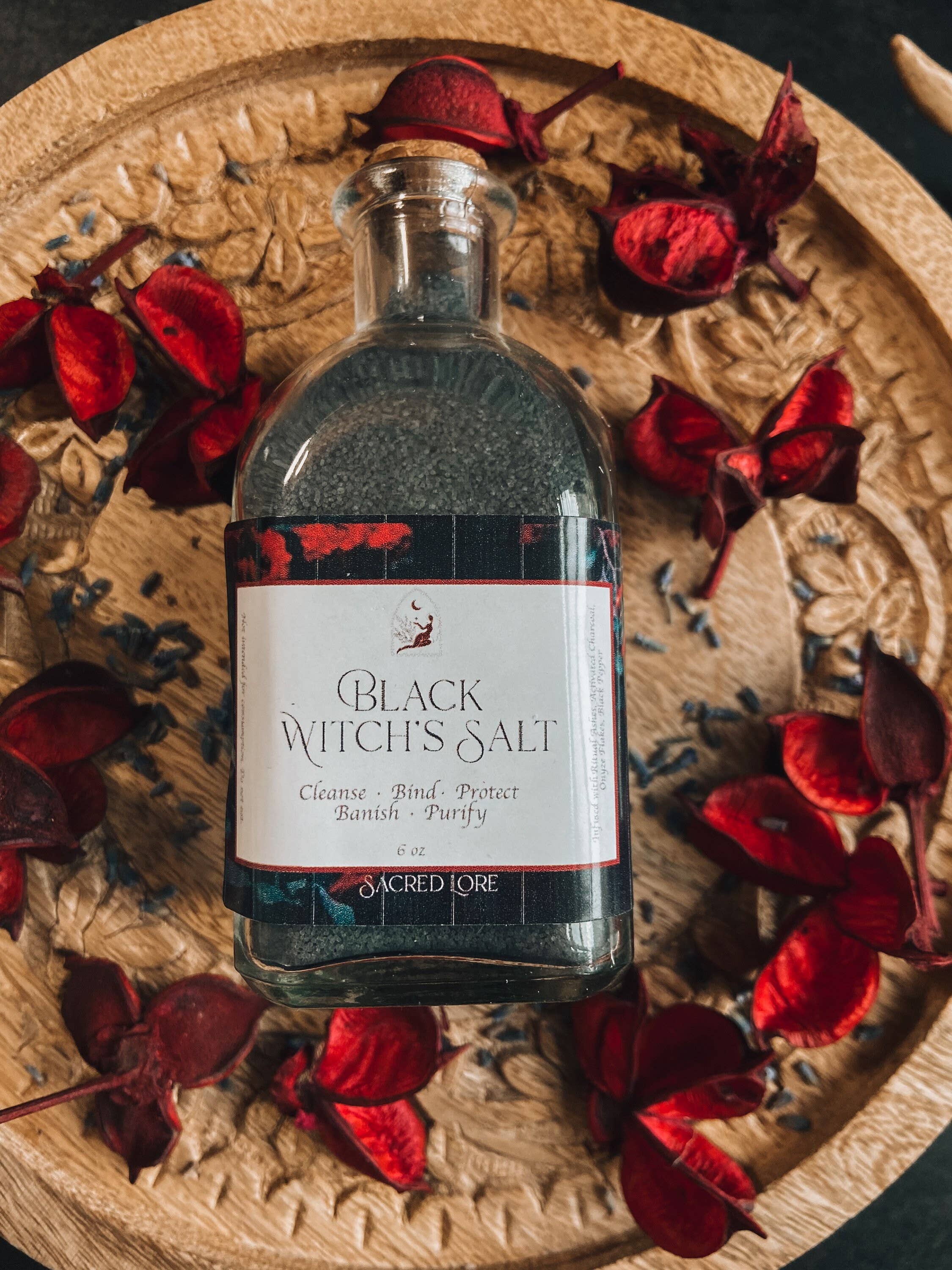 Sacred Lore – wholesale Meditation supplies – Black Witch’s Salt, Black Salt, Ritual Salt, Altar Decor6
