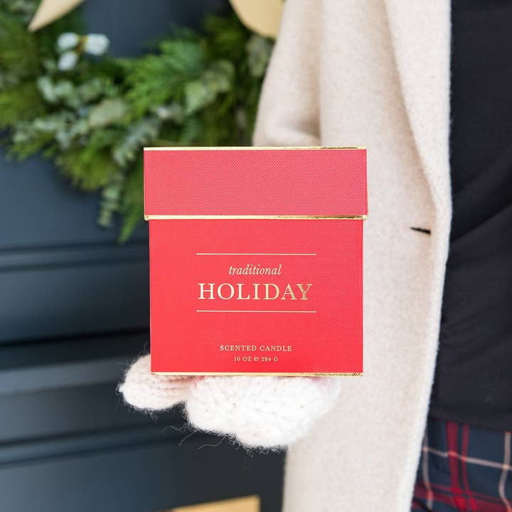 Sugar Paper - Wholesale Jar/Filled Candle - Signature Candle, Traditional Holiday3