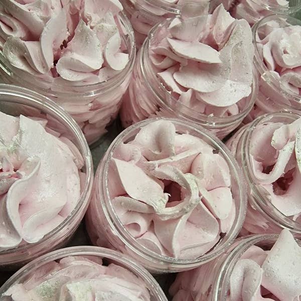 Baby Powder Whipped Soap for wholesale by wrapitupbathbombs