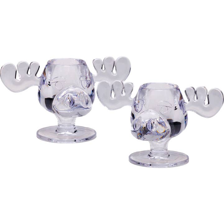 Moose Acrylic Shot Glasses for wholesale by Spoontiques, Inc