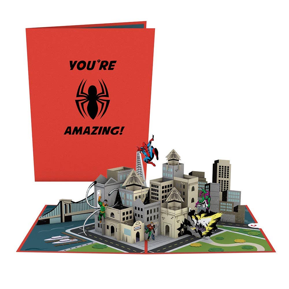 Lovepop Cards - Wholesale Everyday Greeting Card - Marvel’s Spider-Man You’re Amazing! 5''x7'' Card4