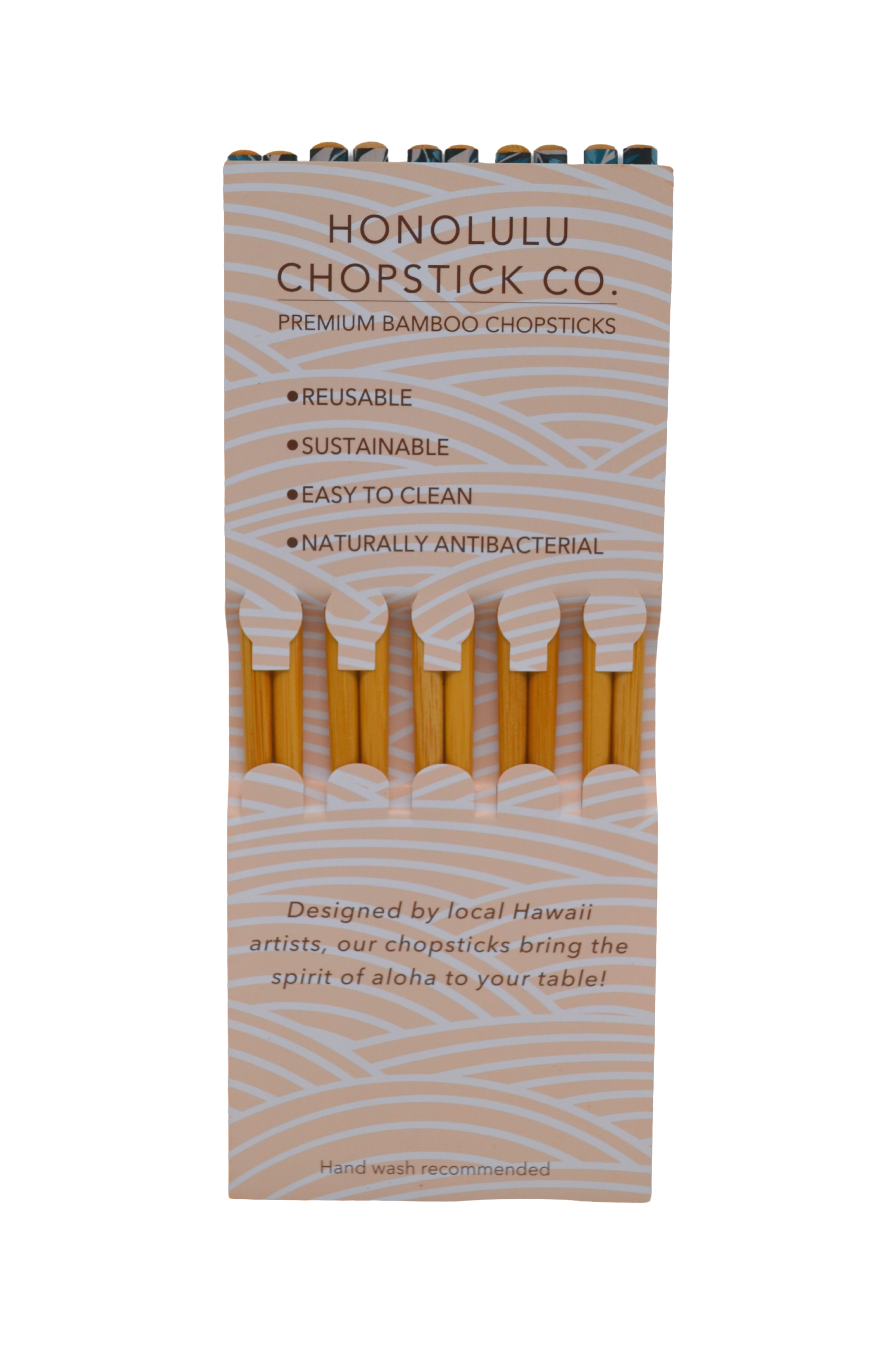 The Sunset Shop – wholesale Ätpinnar – "Magenta Hibiscus" återanvändbara bambupinnar4