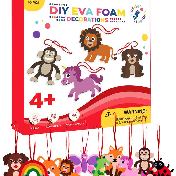 AYK Brand - Wholesale DIY Craft Kit - Kids - EVA Foam Decorations (10pcs)