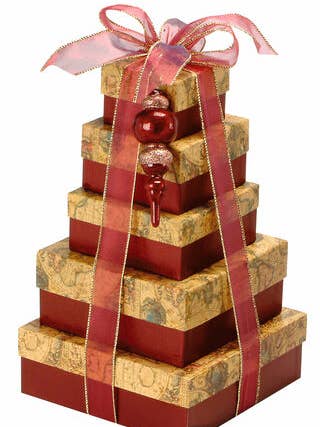 World of Thanks 5 Tier Tower for wholesale by All Wrapped Up Custom Gift Packaging
