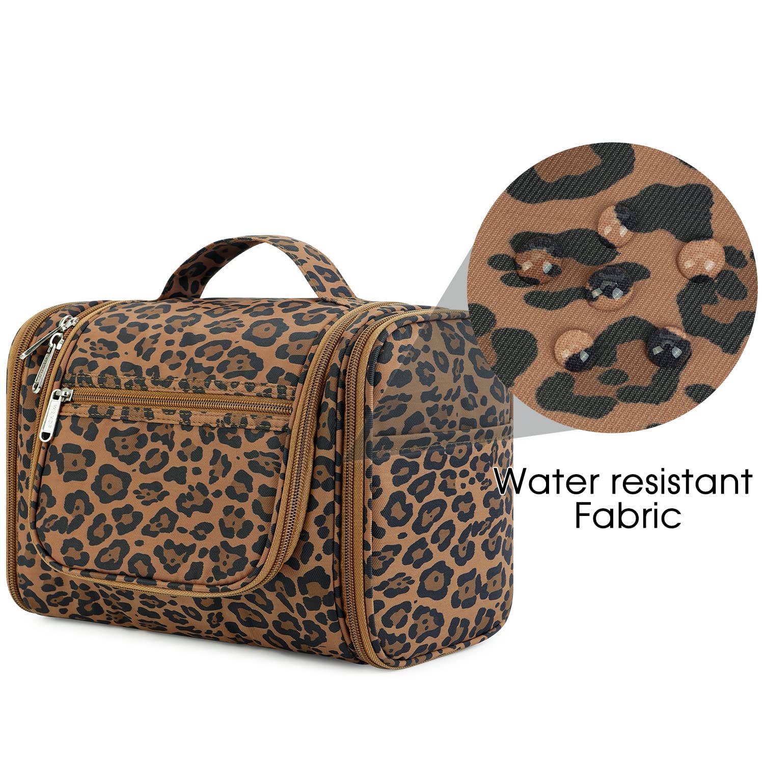 wandf – Bolsa de higiene pessoal - Mulher por atacado – wandf Bolsa de Viagem Suspensa para Higiene e Maquiagem com Estampa Animal Print22
