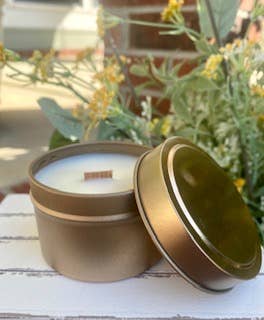 Thy Will Bee Done Apiary - Wholesale Travel Candles - 4oz Private Label Candles, Bulk Soy Wholesale Candles2