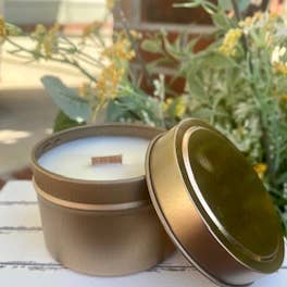 Thy Will Bee Done Apiary - Wholesale Travel Candles - 4oz Private Label Candles, Bulk Soy Wholesale Candles2