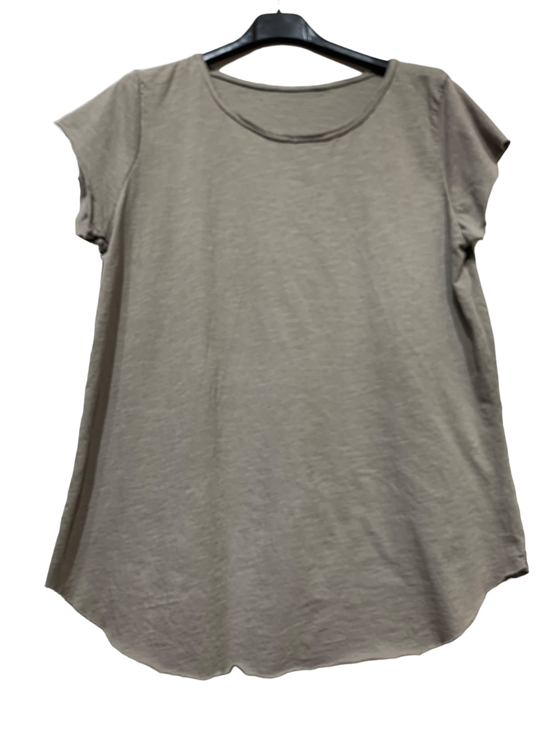 LINEN & COTTON HOUSE – Engroshandel T-shirt – til kvinder – Bomuld t-shirt med rund hals, basis 811762