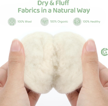 Conscious Generation - Wholesale Dryer balls - Dryer Balls Wool Dryer balls Set Of 6 + Bag5