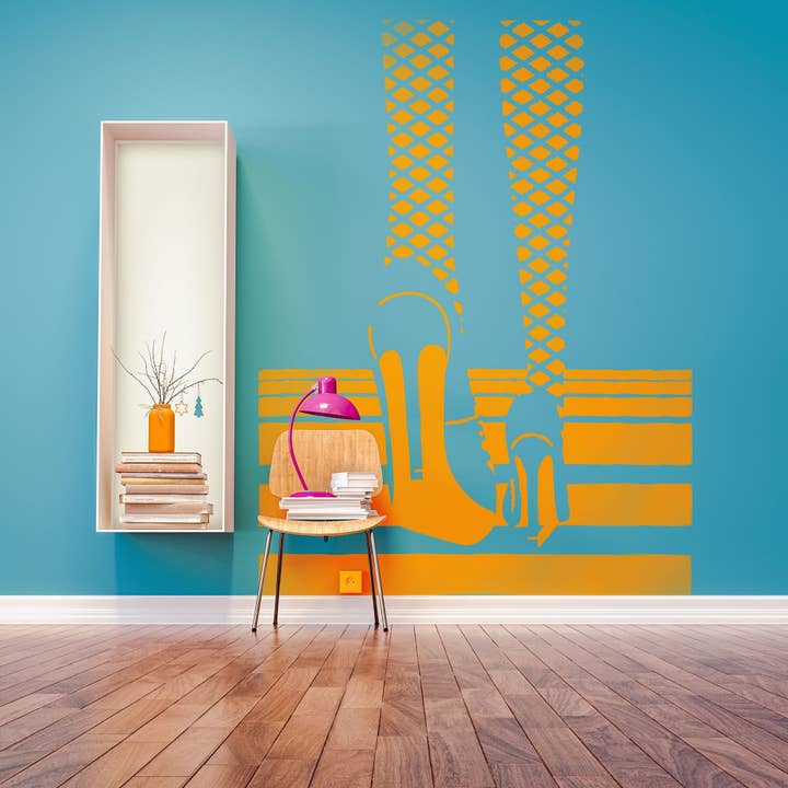 Sjabloon Muurpainting Catwalk per la vendita all'ingrosso da parte di Wunderwall