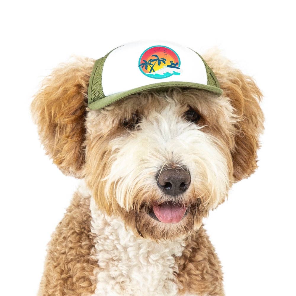 PupLid - Wholesale Pet Hat - Dog - Surfer Dog Standard or Namedrop | Trucker Hat for Dogs22