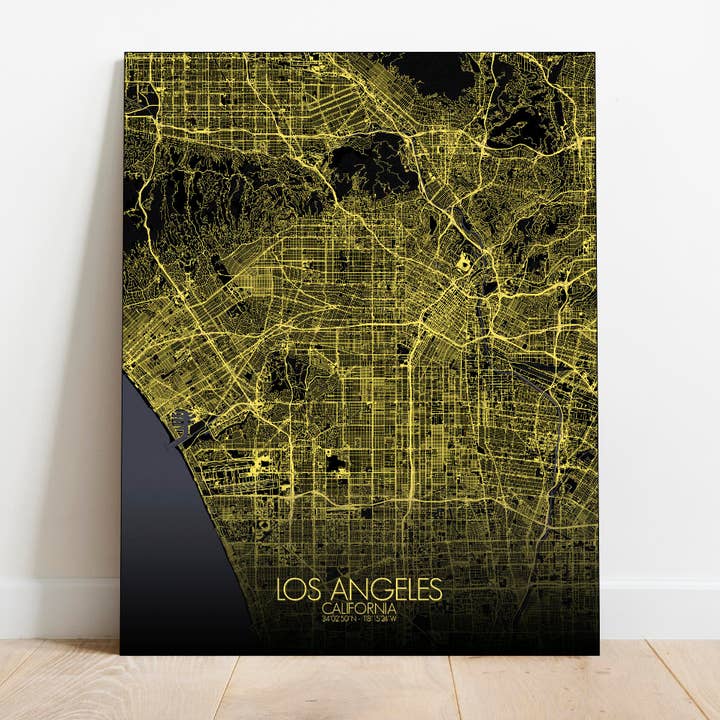 Poster of Los Angeles | California for wholesale by mapospheres