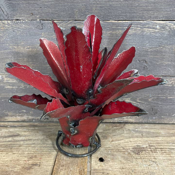 My Amigos Imports - Vendita all'ingrosso Decorazioni da tavolo - Maguey Agave Cactus di Metallo Colorato-Cactus-33x28 cm-NUOVO