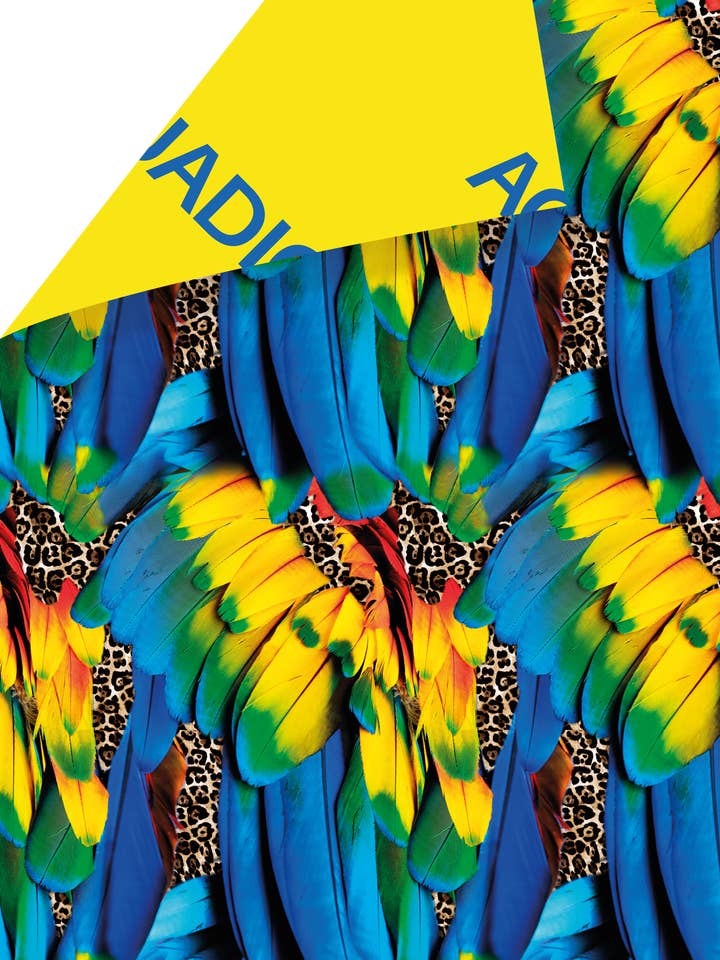 Strandtuch aus Mikrofaser - Federn für den Großhandel von ACQUADICOCCO