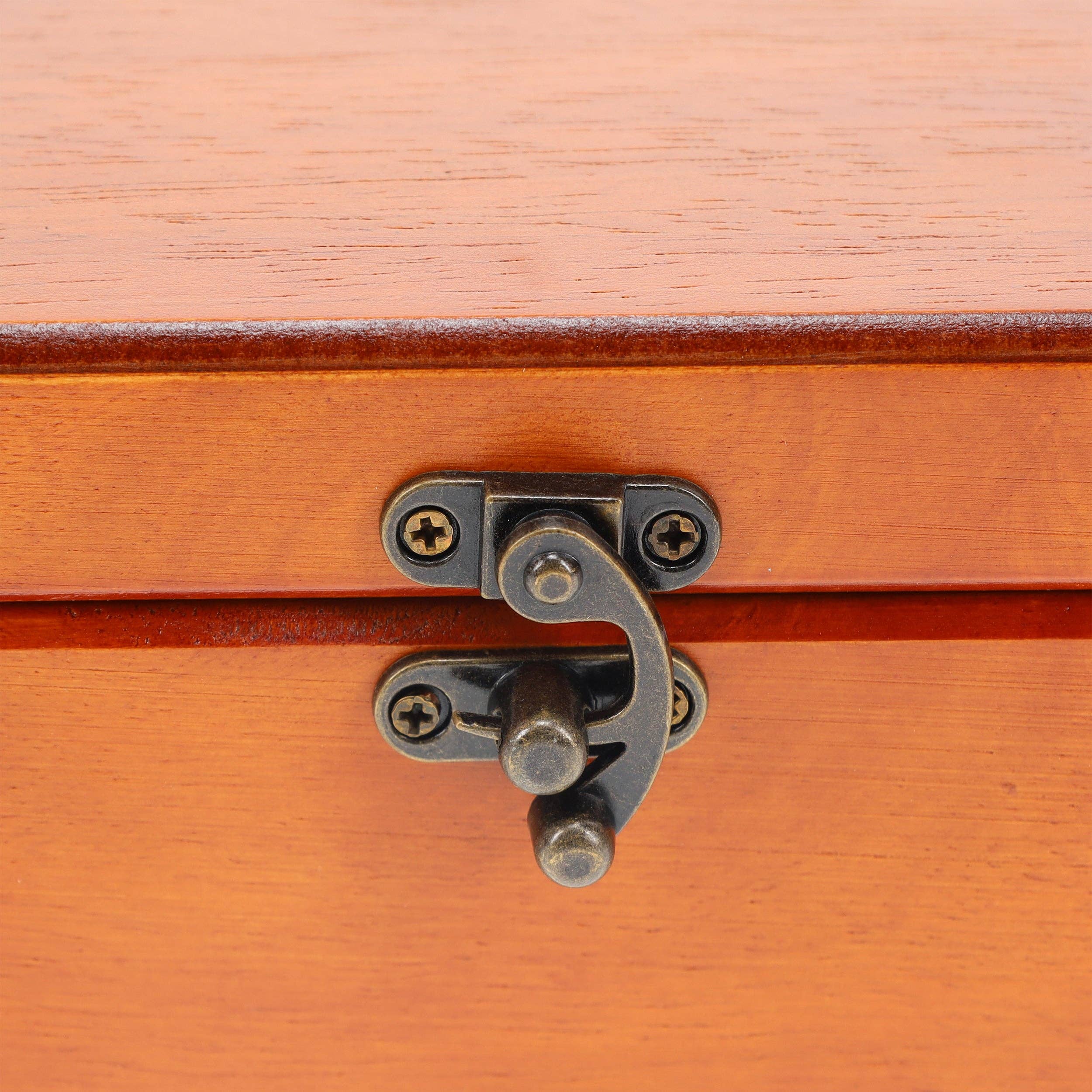 Wood Expressions - Wholesale Decorative Box - Old World Wooden Treasure Box with Brass Latch27