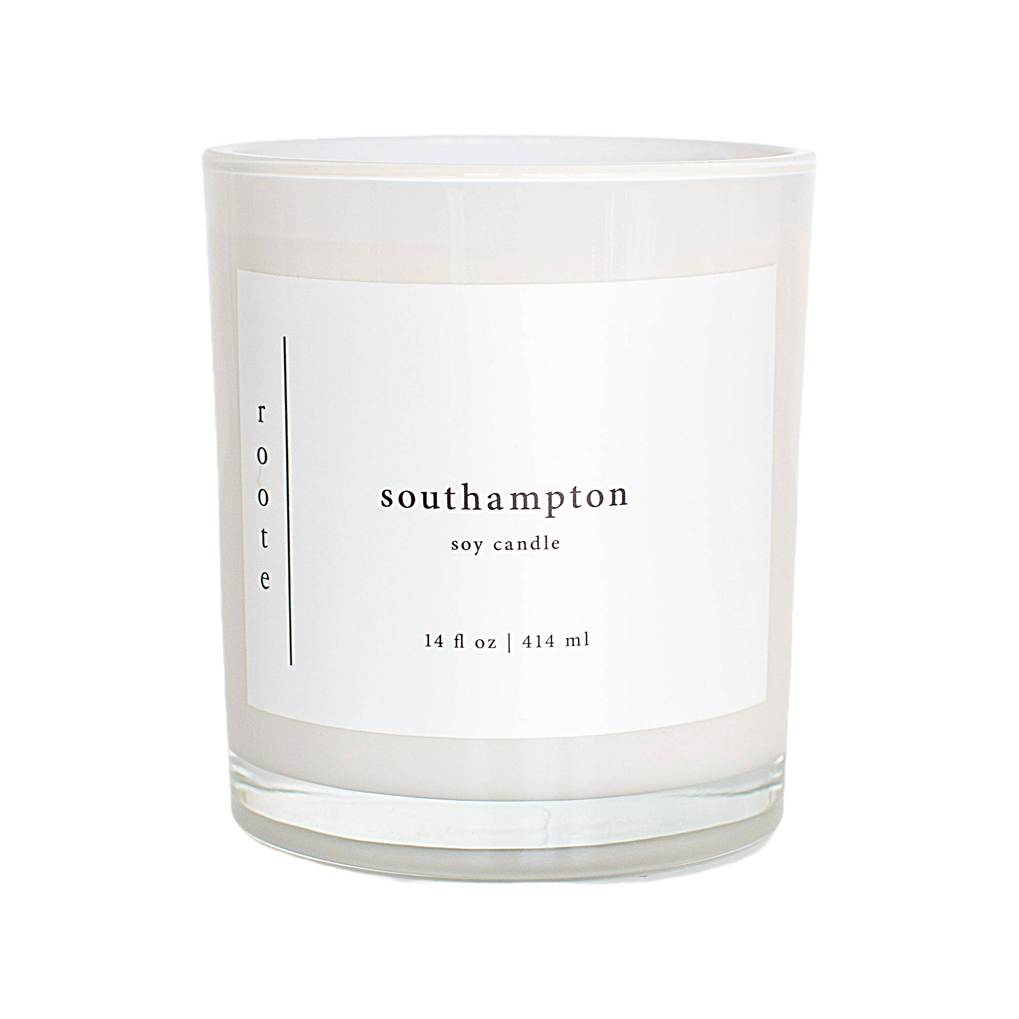 roote - Wholesale Jar/Filled Candle - Large Scented Soy Candle - Southampton - LG
