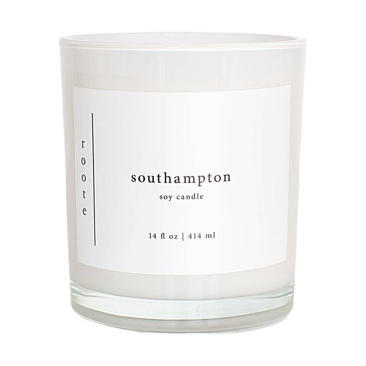roote - Wholesale Jar/Filled Candle - Large Scented Soy Candle - Southampton - LG0