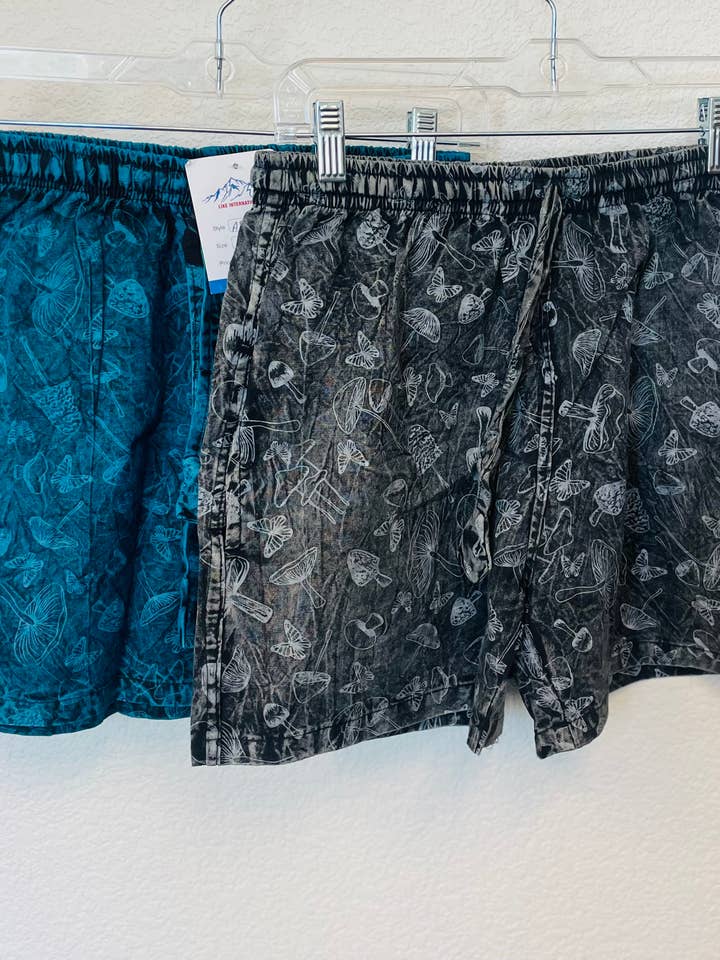 Svampeprint tofarvede shorts for engroshandel hos Like International