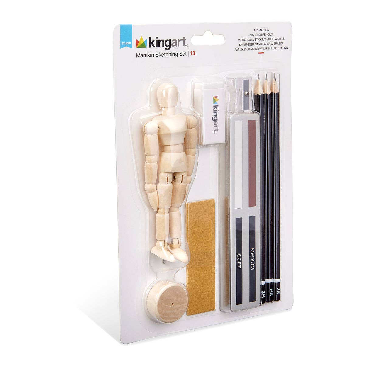 KINGART – wholesale Art set – Child & baby – Sketch & Draw Set 13 pc2