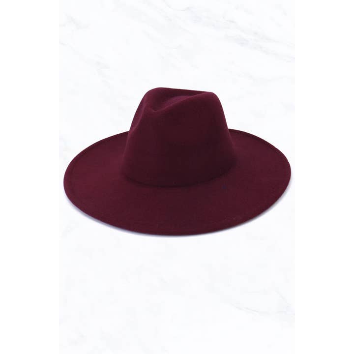 Suzie Q USA - Wholesale Fedora - Women's - Big Brim Peach Heart Top Jazz Hat24