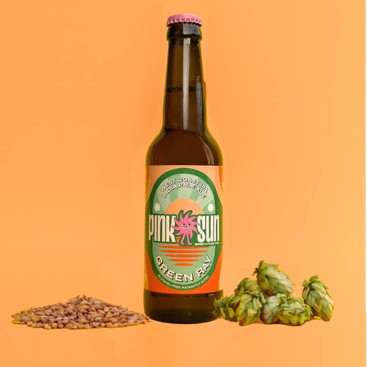 Pink Sun Brewing Co. - Wholesale Non-alcoholic beer - Green Ray | Non-Alcoholic Beer | West Coast IPA 33cl1