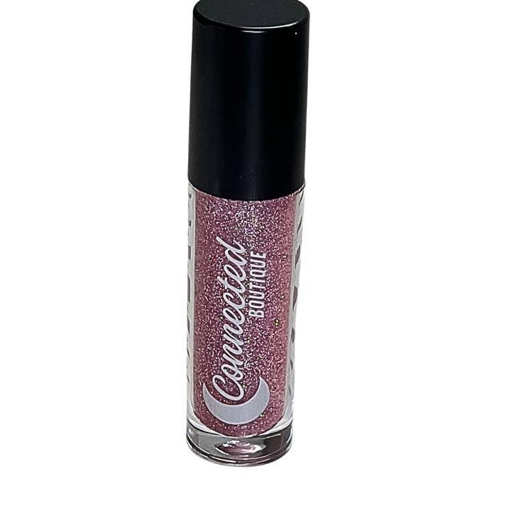 Connected Boutique - Wholesale Lip Gloss - Chosen Pink Glitter Lipgloss with apple scent2