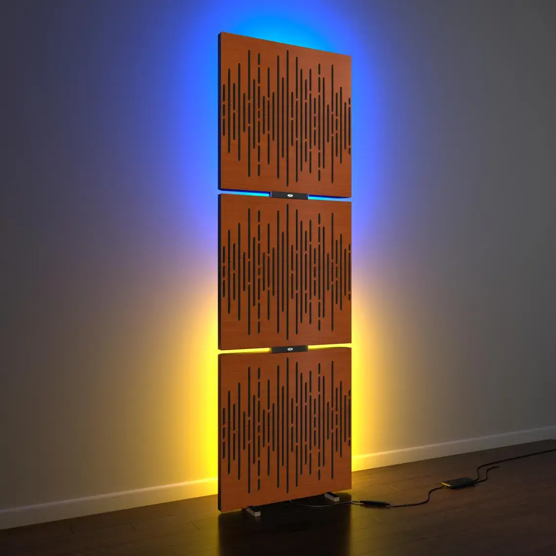 ATB-Sound sp. z o. o. - Wholesale Speakers - 3-Pack WAVE Acoustic Panels with RGB LED Stand Light5
