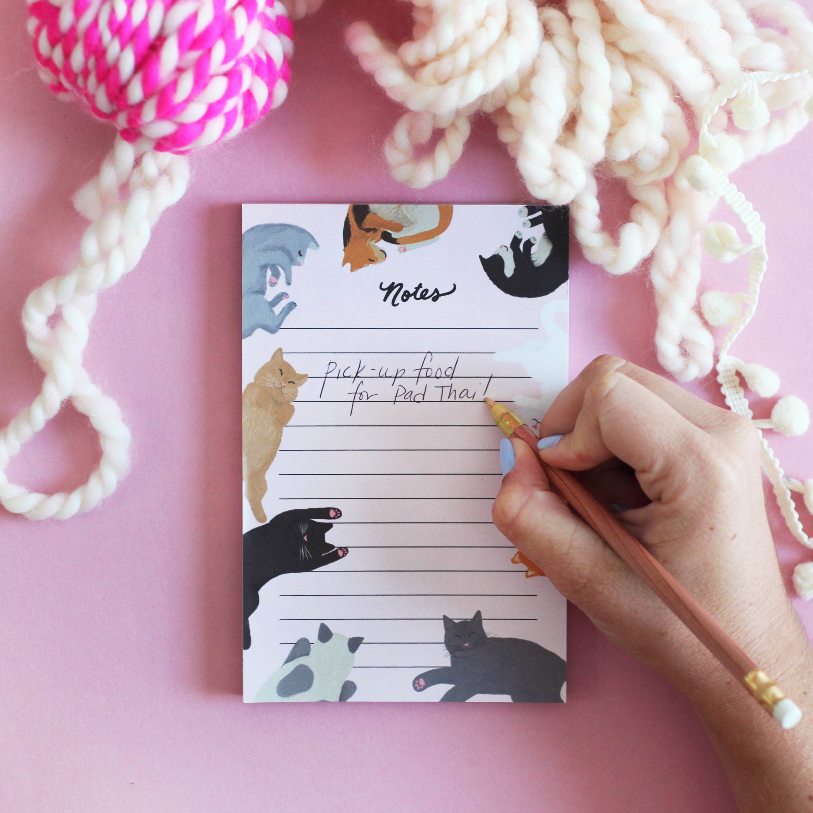 Slightly Stationery - Wholesale Notepad - Cat Notepad | Cute Cat Notepad | Notepad for Cat Lovers2