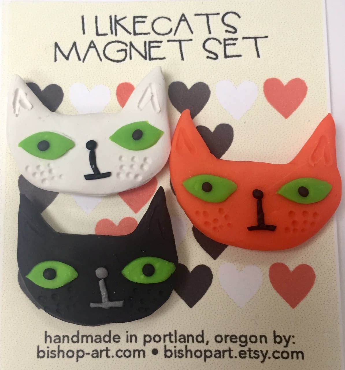 bishopart - Wholesale Magnet - I Like Cats Magnet Set3