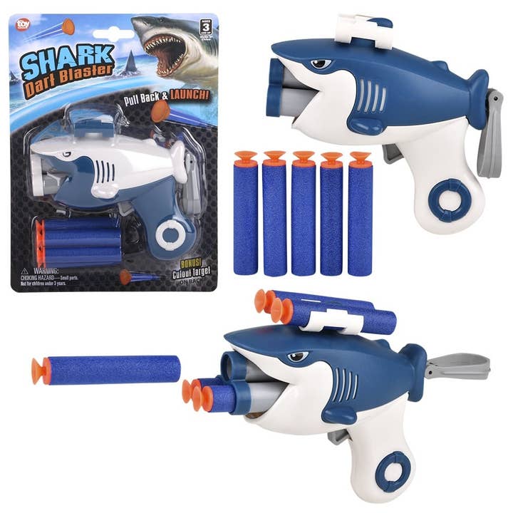 5" Shark Foam Dart Blaster LLB Kinderspielzeug für den Großhandel von La Luna Bella - Toys