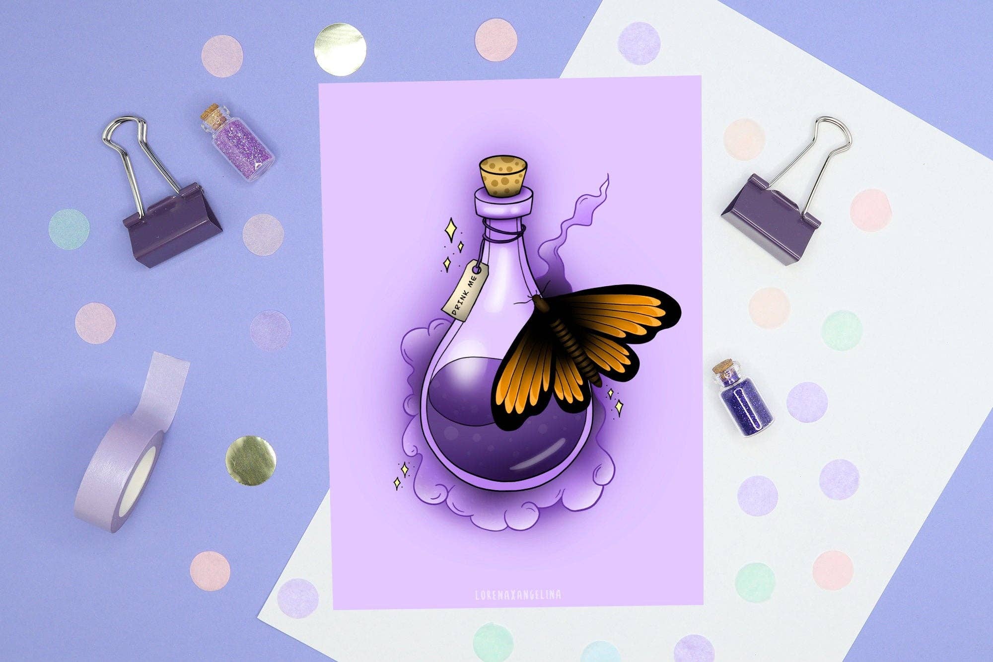 LorenaxAngelina - Wholesale Art Print - Witch Potion art print3