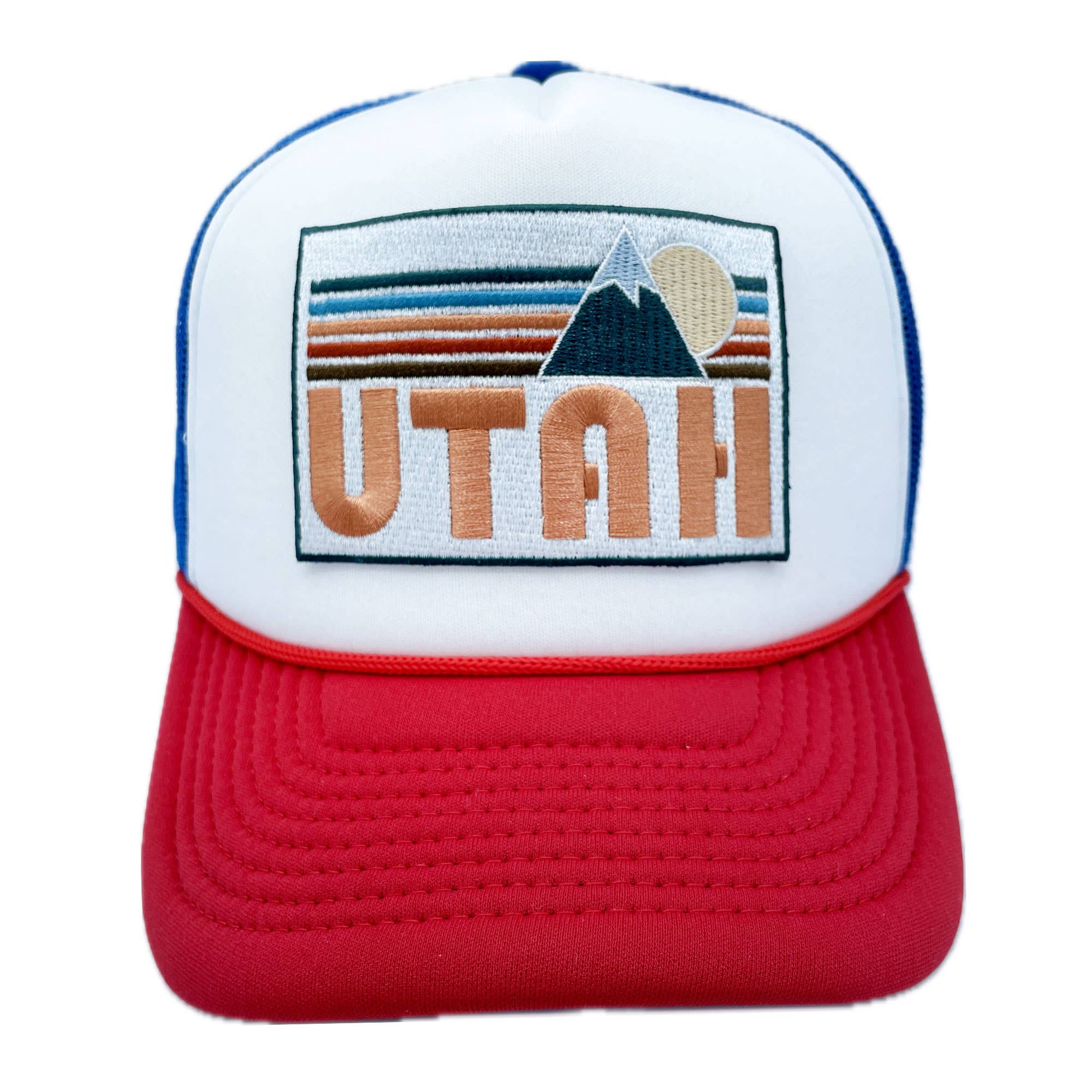 Hey Mountains - Wholesale Trucker Hat - Unisex - Utah Trucker Hat - Retro Mountain2