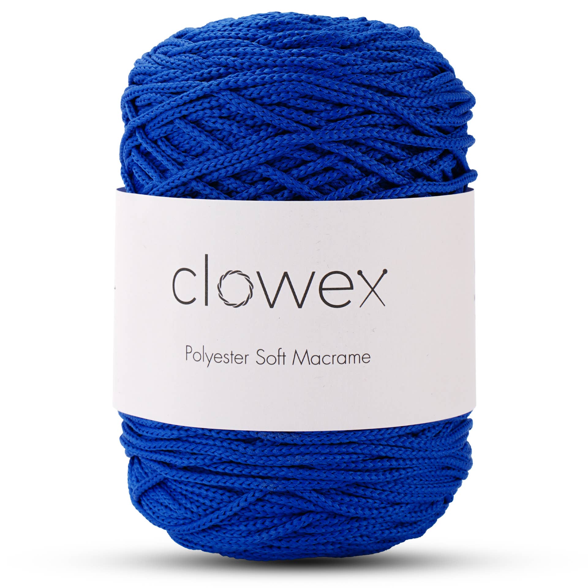 Clowex Textile LLC - Vente Fils à tricoter - Corde Macramé Douce en Polyester 2,5 mm, Fil de Corde Tressé Coloré5