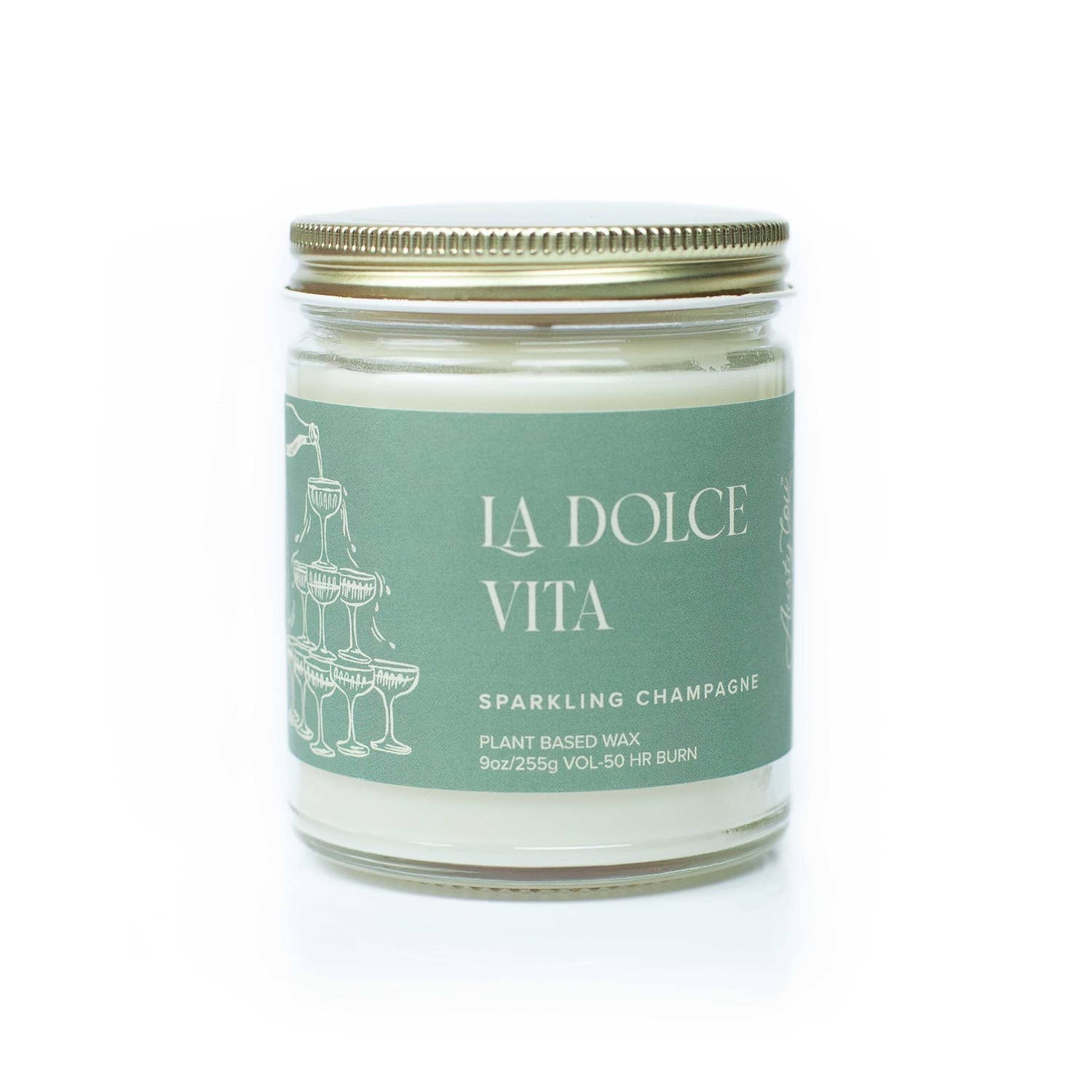 Austy Lou by Broken Top Brands – wholesale Jar/filled candle – La Dolce Vita 9oz Soy Candle4
