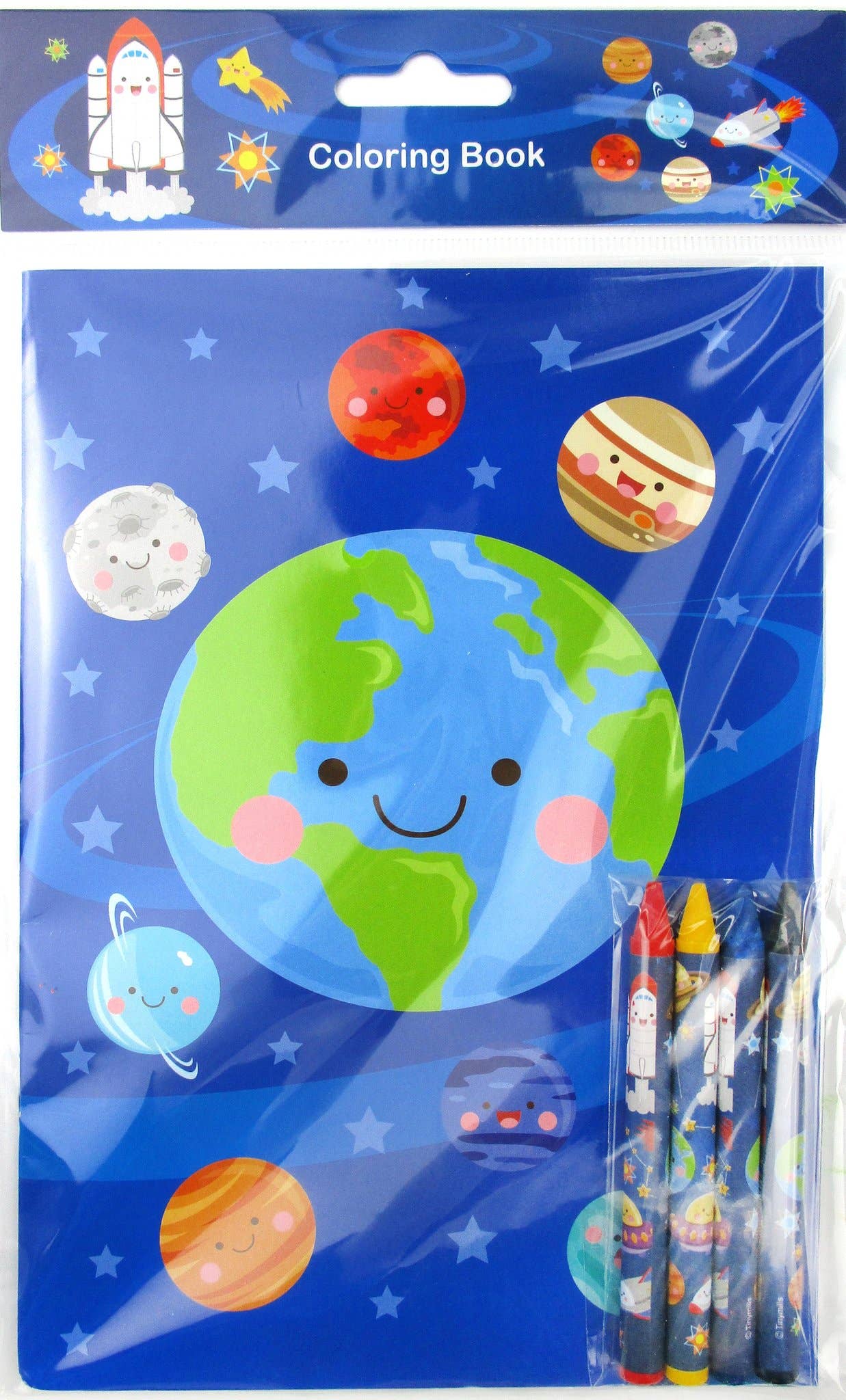 Tiny Mills - Venta al por mayor Libro para colorear y cuaderno de actividades - Niños y bebés - Libros para colorear en el espacio exterior con lápices de colores6