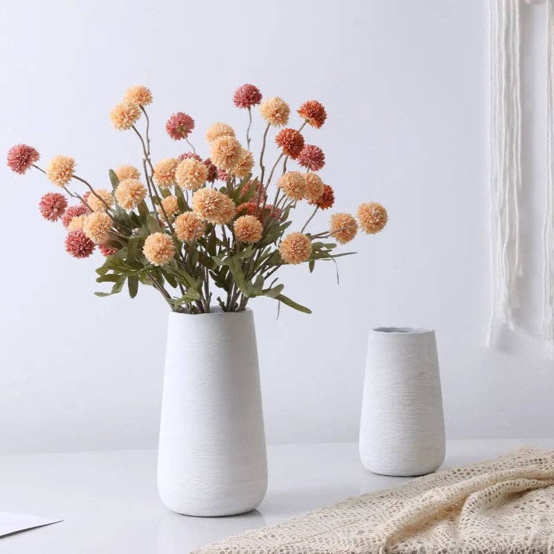 Kiyo Home - Wholesale Artificial flowers - Artificial Dandelion Flowers Set of 6 | Flower Decor | Silk17