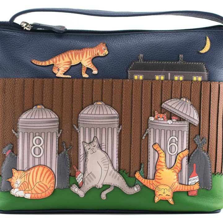 Mala a Tiracolo em Pele Midi Alley Cats - 52 7437 por atacado de Mala Leather