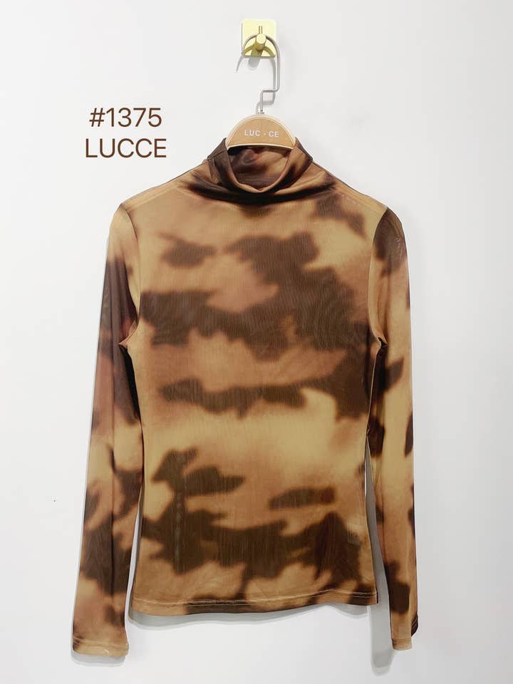 LUCCE - Wholesale Knit Top - Women's - Top stain pattern - 13751