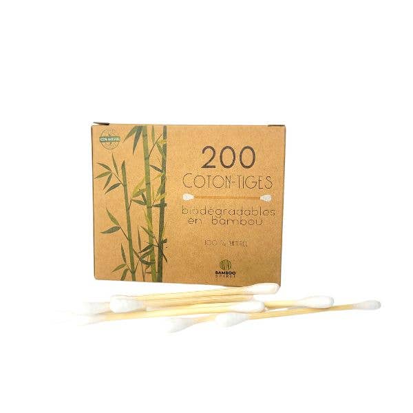 Bamboo Spirit - Wholesale Cotton Swab/Q-Tip - 200 Bamboo cotton swabs2