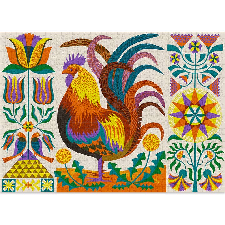 Cloudberries Jigsaw Puzzles - Wholesale Puzzle – Adult - Rooster 1000 Piece Jigsaw Puzzles for Adults1