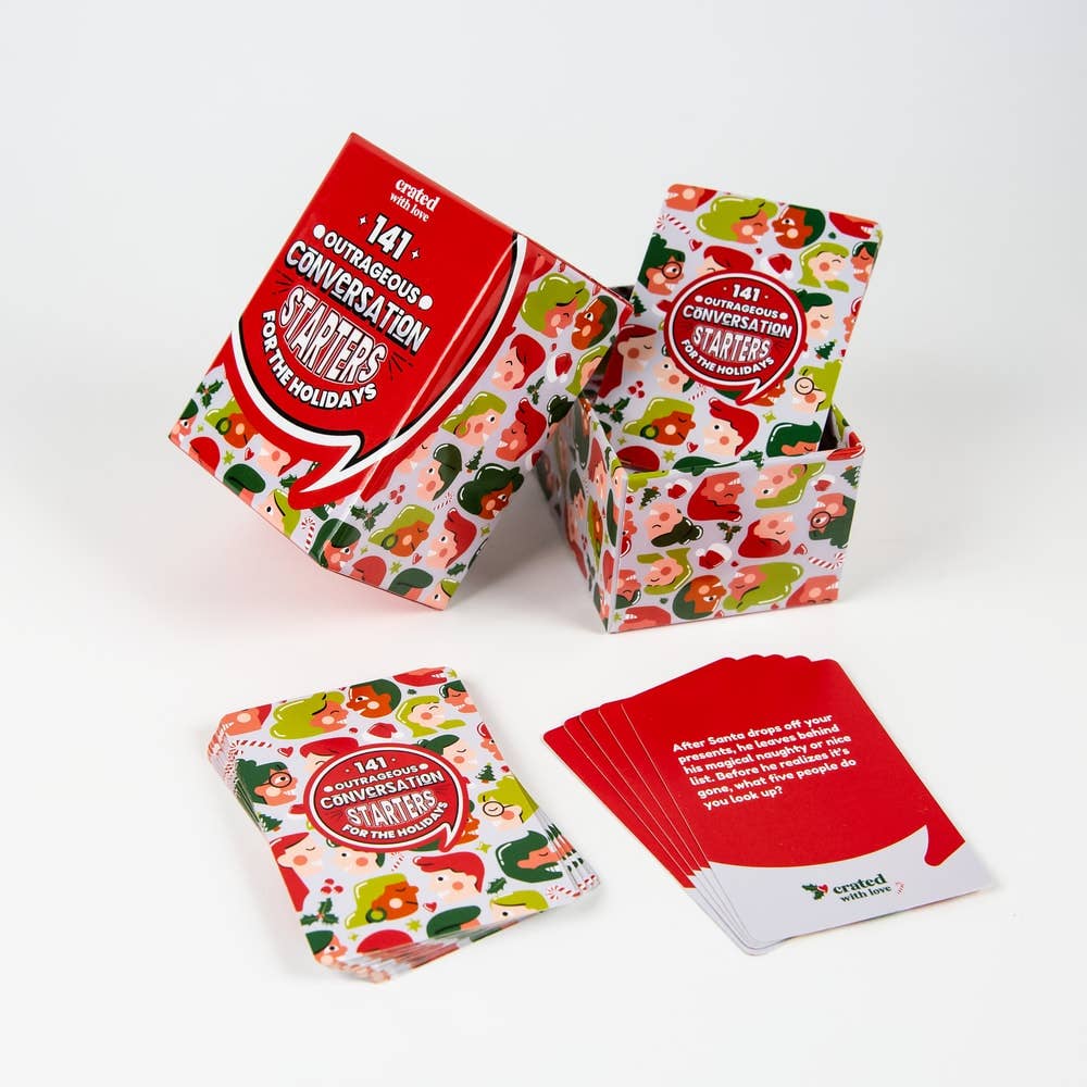 Crated with Love - Vendita all'ingrosso Giochi di carte - 141 Antipasti di conversazione oltraggiosi per le vacanze5